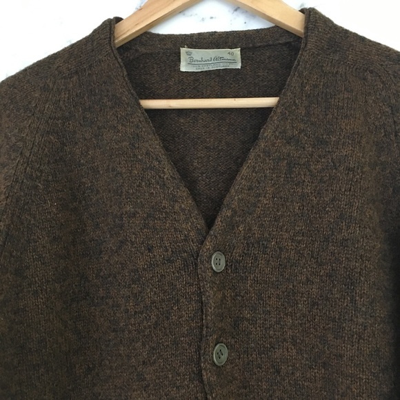 VTG Bernhard Altmann Shetland Wool Cardigan - Picture 3 of 5